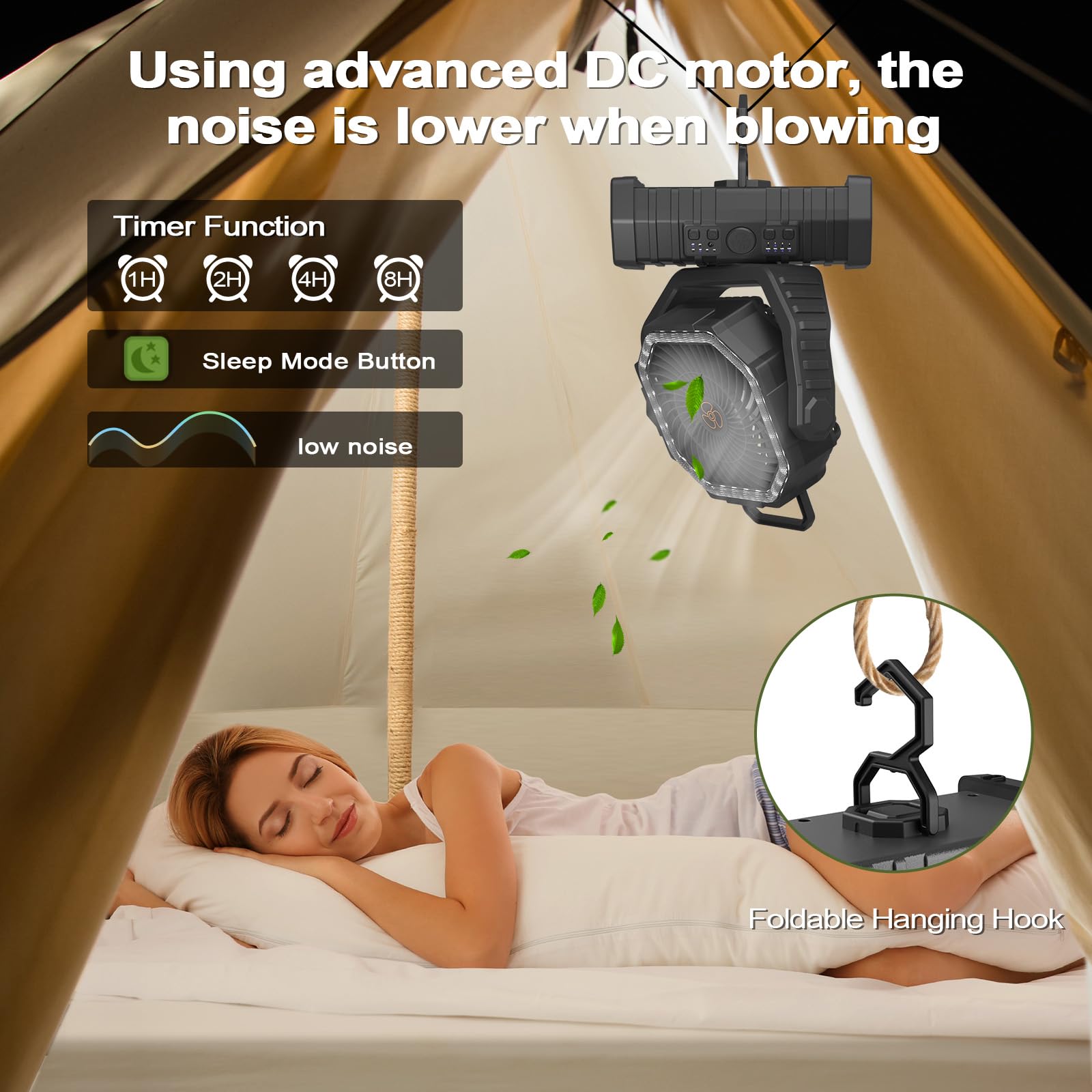 Calvora Portable Camping Fan