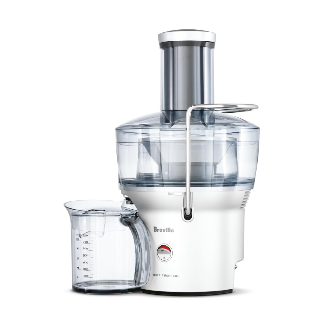 BJE200XL Compact Fountain 700-Watt Juice Extractor, Stainless Steel, 700 W, 25 Fluid_Ounces, Silver