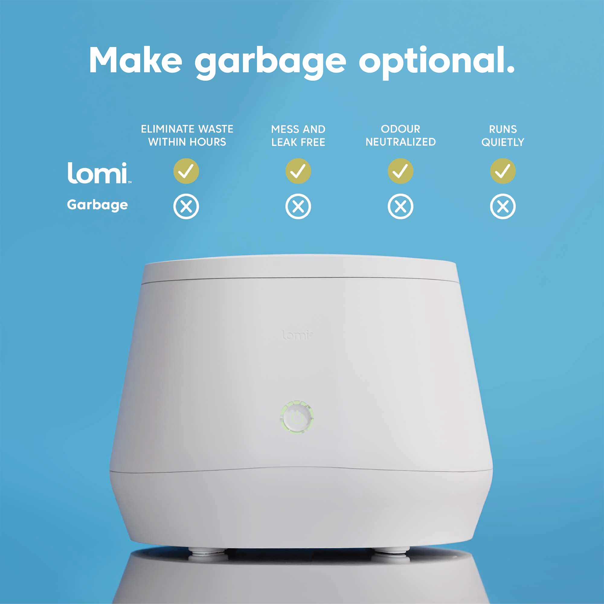 World's First Smart Waste Kitchen Composter | Turn Waste to Compost with a Single Button with Electric Countertop Compost Bin by Pela Earth