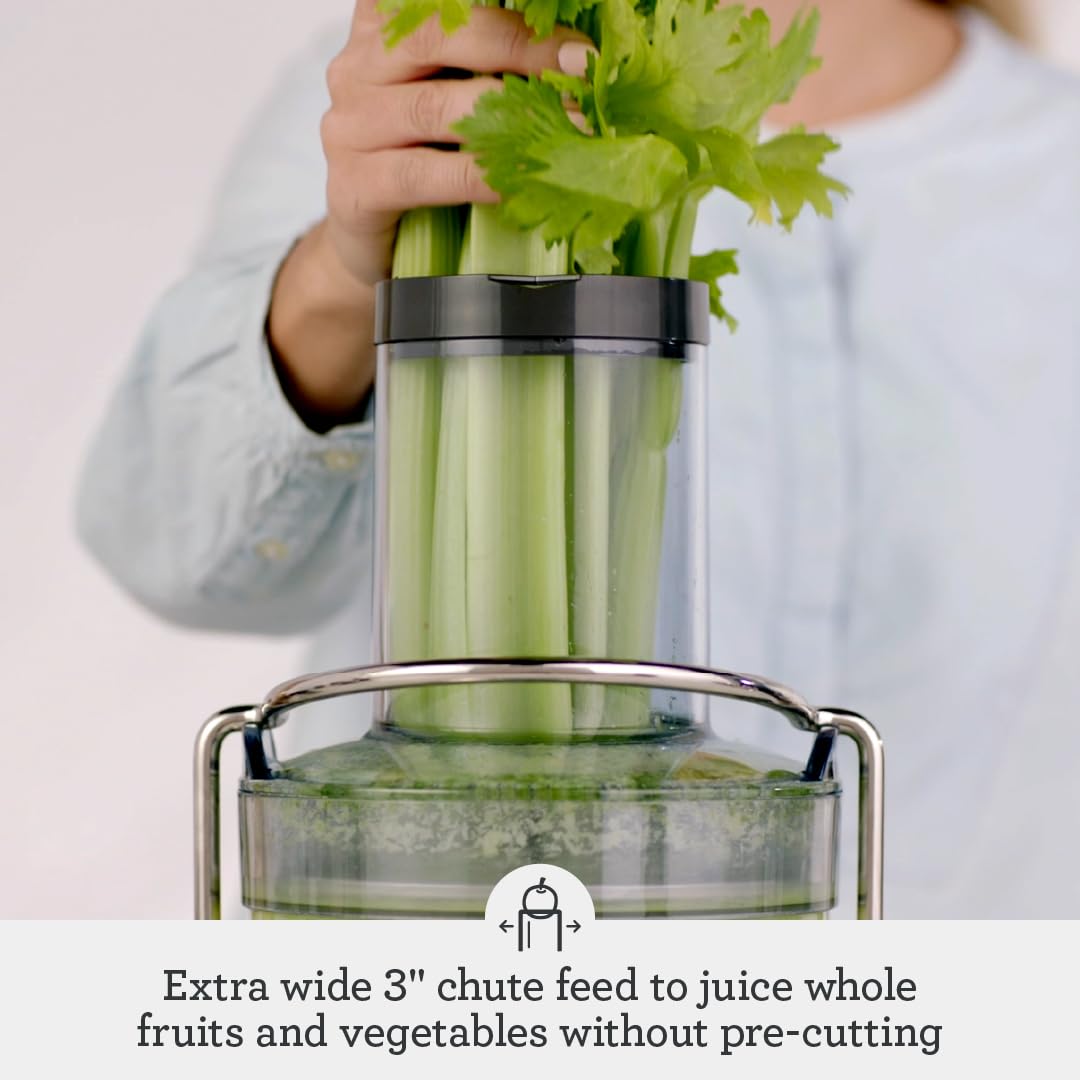 BJE430SIL The Juice Fountain Cold, 18/8 Stainless Steel, 850 W, Silver